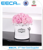 High quality white round paper flower gift box/Cylindrical flower box/Flower box made in EECA China