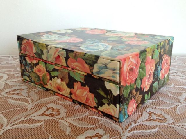Customized Cardboard Drawer Box/Personality Paper Drawer box with 2 Drawers in EECA