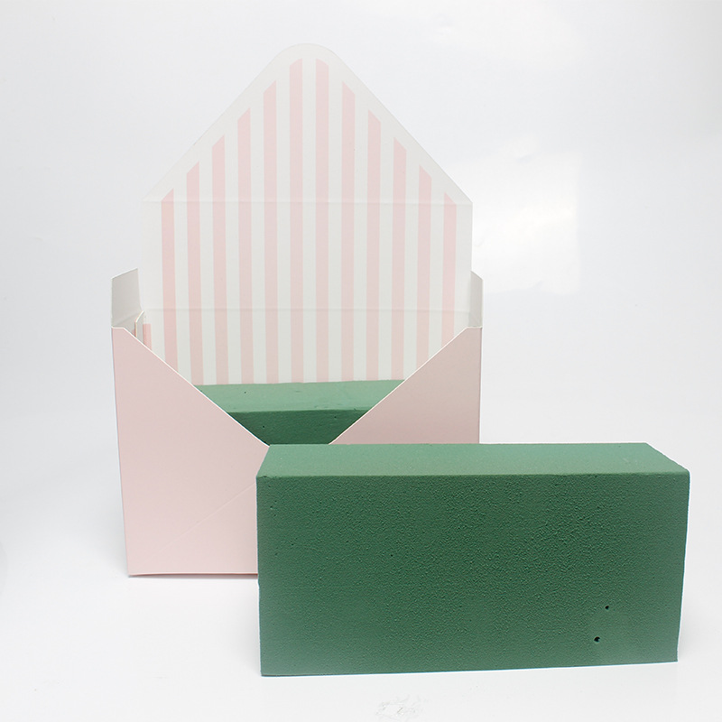 New Arrival Envelop Paper Florist Flower Bouquet Gift Packaging Boxes with Custom Logo Wholesale 7.9x2.8x5.7 Inch