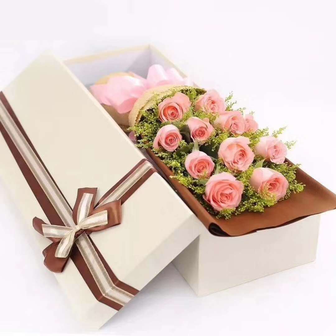 Fashion Design Luxury Rectangular Gift Box Bow Tie Customed Shaped Square Flower Packaging Hat Box