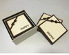 Fancy Brown Square Handmade High Quality Gift Packaging Cardboard Box with Ribbon in China