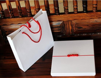 Luxury White Color Square Gift Box Custom Printed Handmade Paper Box Gift Packaging Box