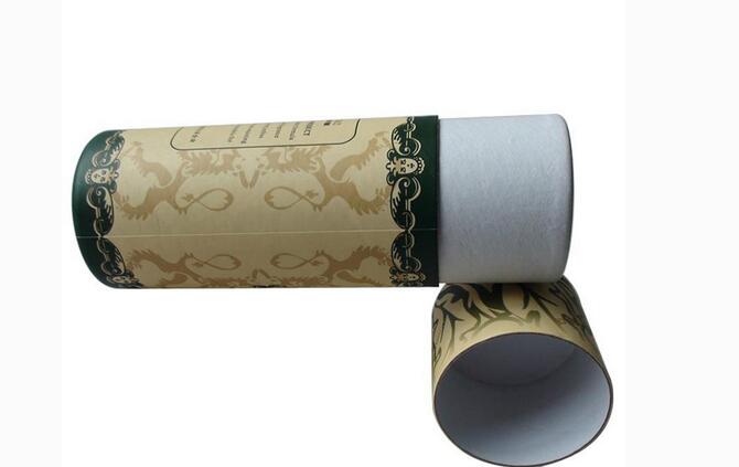 Hot Sale Customized Recycle Paper Tube Box/Cylindrical Gift Box Made in China