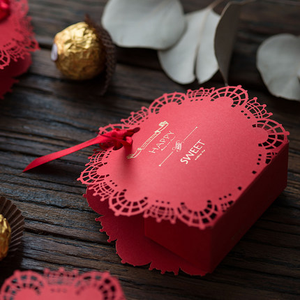 Fashion Chinese style box small wedding gift box/chocolate gift box/wedding sugar box made in EECA Packaging China