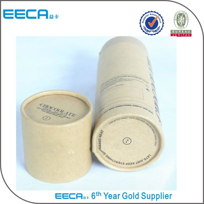 Fashion Design Kraft Paper Box for candle Cylindrical gift box/paper tube box Wholesale in EECA Dongguan