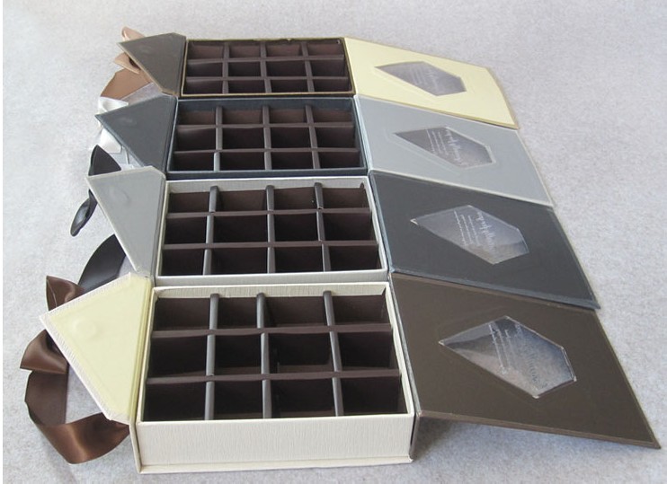 Rectangular gift box bow wholesale paper chocolate gift box folding chocolate box in EECA Packaging supplier