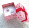 Square gift box Small Fashion Paper Jewelry Boxes for Rings and Earings Wholesale