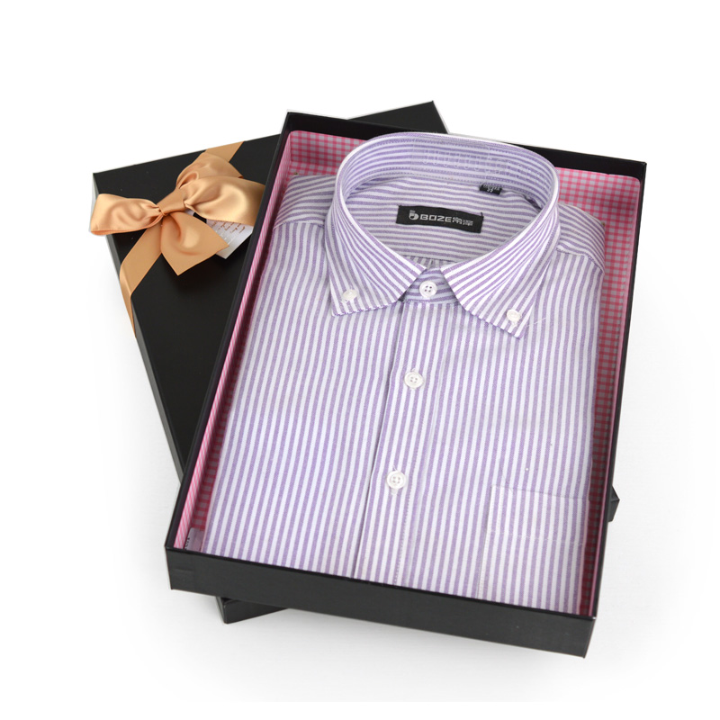 2017 Rectangular gift box Custom logo paper shirts packaging gift boxes made in China