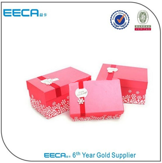 Rectangular packaging box decorative printed cardboard storage paper boxes/decorative paper boxes wholesale