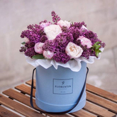 Round waterproof flower cardboard gift box hat box Cylindrical flower box