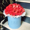Round waterproof flower cardboard gift box hat box Cylindrical flower box
