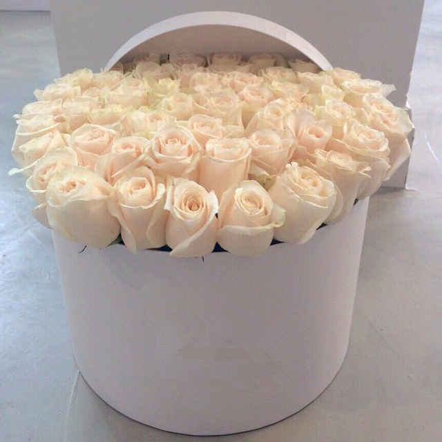 Custom printed flower package custom box Cylindrical flower box in China