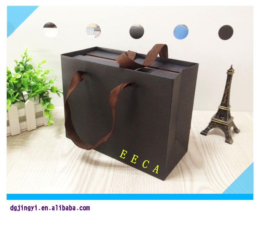 luxury black matte laminated cardboard storage box equipment/Box packing porcelain wholesale made in EECA China