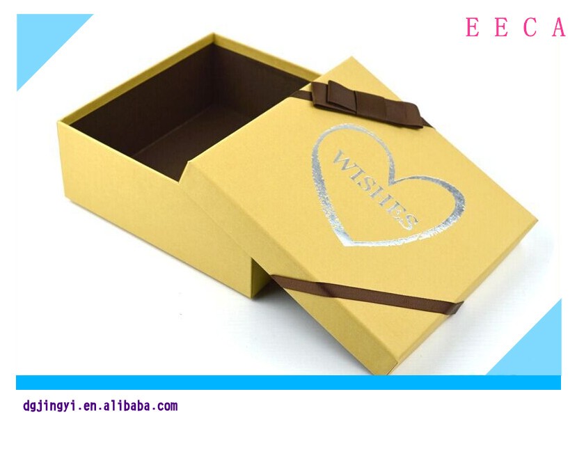 Square Red Gift Box Fancy Boxes for Gifts Packaging /yellow Garment Clothing Gift Box Design