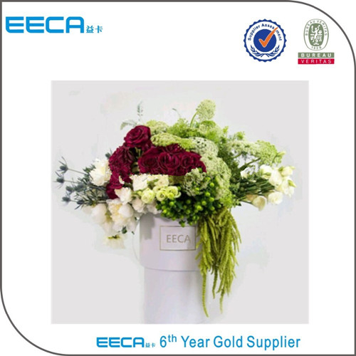 Lovely Paper Round Hat Flower Box Wholesale/hat Box Packaging/round Flower Box/Cylinder Flower Box in EECA China