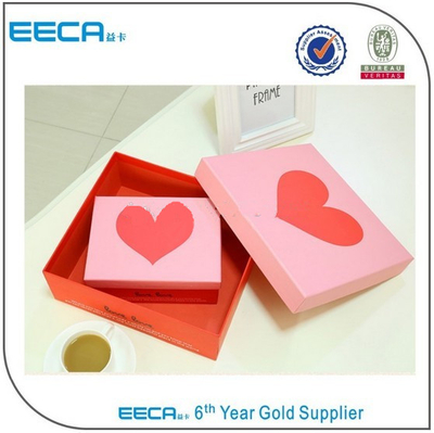 rectangular gift box professional OEM rectangular paper box manufacturer/handmade cardboard box/heart gift box