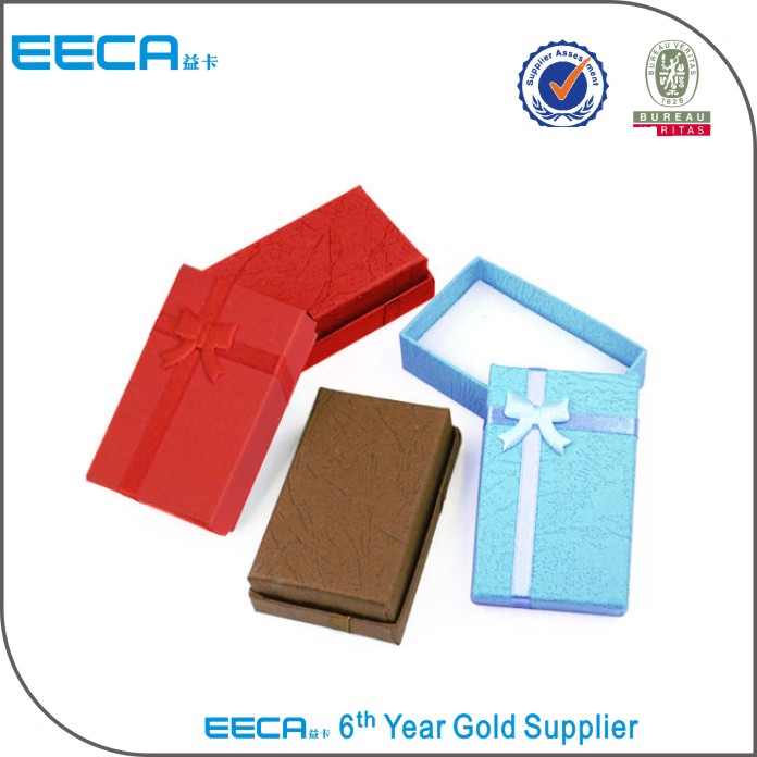 Christmas jewelry gift box set manufacturing/Rectangular gift box/sponges for jewelry box in EECA Chinese