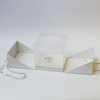 New Style White Paper Foldable Birthday Cake Gift Packaging Box with Ribbon Closure Wholesale