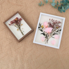 6x8 Inch Picture Frame Shadow Flower Packaging Box with HD Plexiglass Deep Wood Memory Box Display Case for Flowers