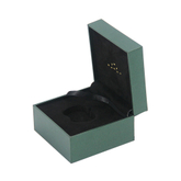 Luxury Green Color Pu Leather Breastpin Souvenir Medal Necklace Bracelet Jewelry Gift Packaging Box