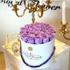 Round Paper Packaging Set Of Cardboard Boxes For Flowers
