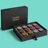 Creative Empty Wedding Gift Sweet Candy Storage Box luxurious Macaron Cupcake Chocolate Paper Gift Packaging Box