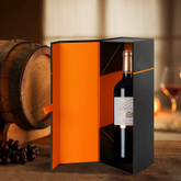 Custom Speciality Luxury Cardboard Magnetic Folding Sublimation Red Wine Packaging Boxes for Wine Bottle