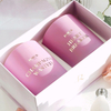 Custom Logo Magnetic Closure Folding Paper Cardboard Candle Jar Gift Packaging Box with Foam Insert Wholesale EECA