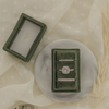 Custom Rectangular Velvet Engagement Wedding 3 Ring Gift Packaging Box Luxury Ring Jewelry Display Boxes