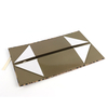 Luxury Logo Printed Custom Paper Folding Clothing Packaging Box Foldable Ribbon Closure Gift Packaging Box for Clothings