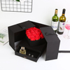 Custom Opening Flower Gifts Box With For Valentine's Day,Double Opening Gift Box,Flower Packaging Square Boxes