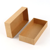 Custom Logo Recycled Kraft Paper Pen Gift Packaging Box Case Kraft Design Jewelry Packaging Box with Logo Foam Insert