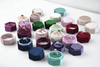 Custom Logo Radiant Orchid Hexagon Velvet Ring Boxes/ Hexagonal Suede Ring Box