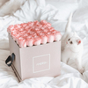Custom Paper Flower Gift Box Square with Lid Preserved Soap Rose Boxes Flower Packaging for Valentine's Day Mother's Day