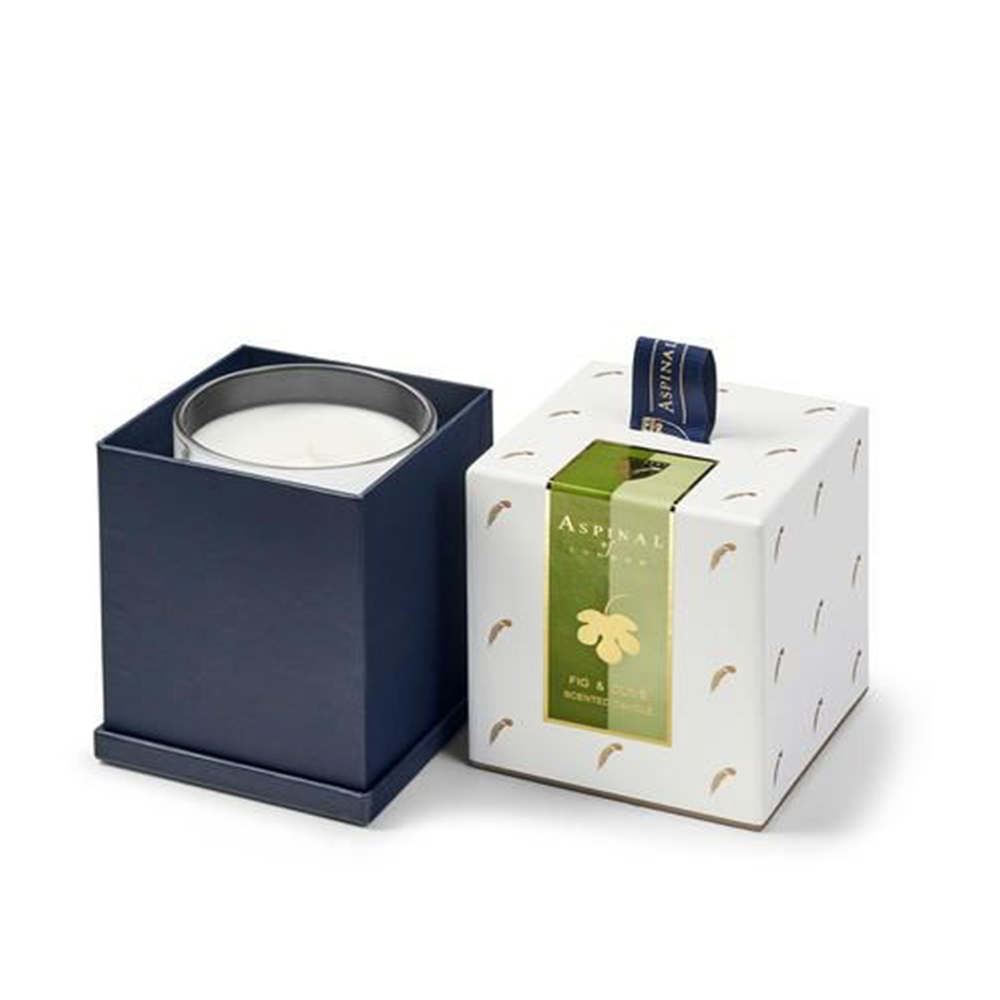 Custom Luxury Design Rigid Paper Candle Jar Gift Boxes Packaging Cardboard Candle Box