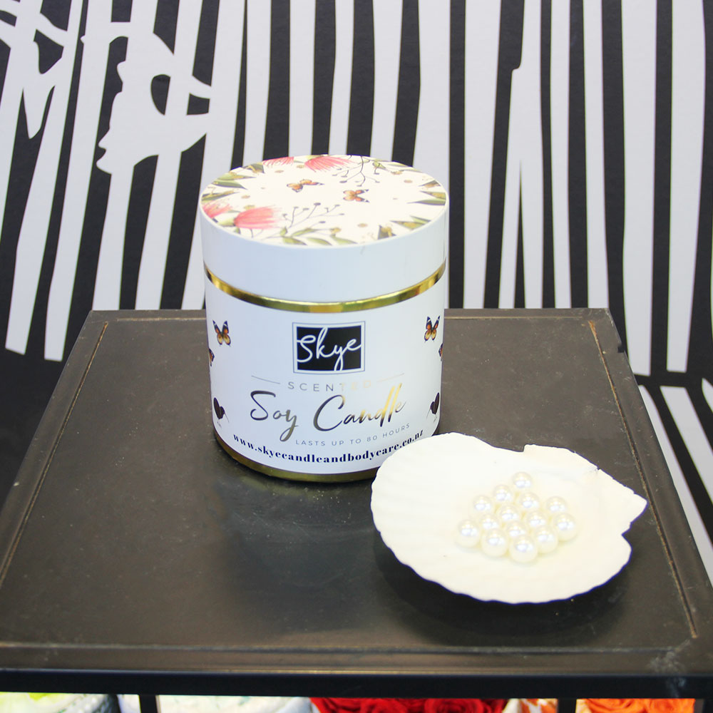 Personalised Round Paper Candle Jar And Gift Box Small Empty Luxury Rigid Gift Candle Box White Round Tube Box for Candles