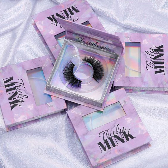 Wholesale Unique Design Cardboard Pink Color Printing Paper Beauty Makeup Products Custom Eyelash Set Packaging Box