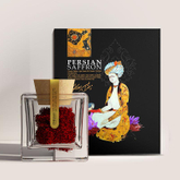 Custom Luxury Design Empty Cardboard Gift Candle Saffron Jar Bottle Packaging Box Square Paper Gift Packing Box For Saffron Packaging