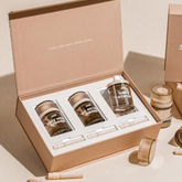 Luxury Custom Design Cosmetic Perfume Oil Bottle Atomizer Box Packaging Gift Box Design Logo Sugarcane Perfume Box