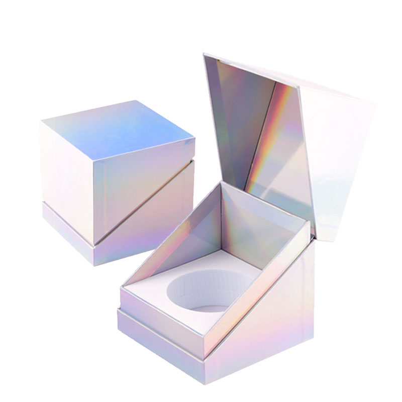 Luxury Rigid Cardboard Candle Gift Packaging Box with Eva Insert Manufacturer Magnetic Folding Paper Box for Scented Candles