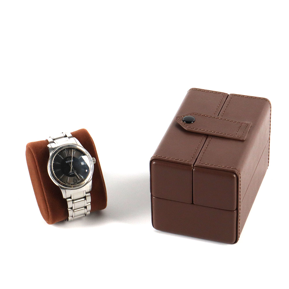 Luxury Pu Leather Double Open Brand Smart Digital Watch Packaging Box Unique Mechanical Quartz Watches Storage Box for Men