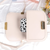 Travel Jewelery Case with Leopard Print Portable Small Travel Jewelry Organizer Box for Ring Earring Necklace Bracelet Organizer for Girls Women