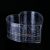 Wholesale Simple Style Transparent Acrylic Heart Shaped Valentine's Day Preserved Rose Flower Display Packaging Box
