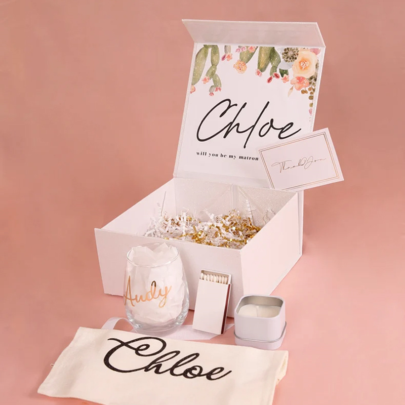 Custom Logo Recyclable Rigid Cardboard Folding Gift Packaging Mothers Day Gift Boxes Cajas De Regalo