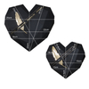 High Grade Heart-shaped Exquisite Acrylic Flower Scarf Ins Style Gift Packaging Box Wholesale
