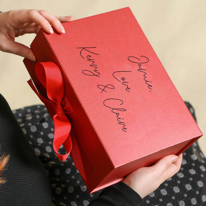 Custom Logo Cardboard Happy Birthday Folding Christmas Valentines Gift Packaging Luxury Magnetic Closure Box
