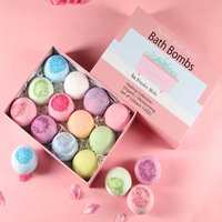 Cardboard Kraft Paper Folded Pink Shower Steamer Skin Care Bath Bombs Shipping Mailer Packaging Box
