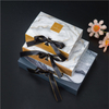 Customized Hot Selling Square Foldable Paper Scarves Underwear And Socks Gift Packaging Box With Ribbon