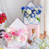 Wholesale Luxury Gift Packaging Envelope Shape Paper Cardboard Cajas Para Flores Flower Packing Box