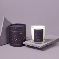 Custom Professional Paper Candle Jar And Box Recycle Christmas Round Tube Candle Gift Packaging Box